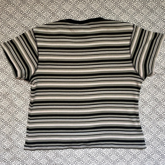 Stripped Green T-Shirt - Picture 3 of 4